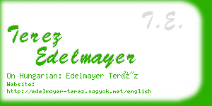 terez edelmayer business card